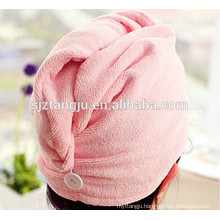 2013 HOT SALE MICROFIBER MAGIC HAIR DRY DRYING TURBAN WARP TOWEL/HAT/CAP QUICK DRY DRYER BATH